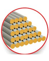 BARRA REDONDA AISI 316L 9,5MM (3/8") 6 mts