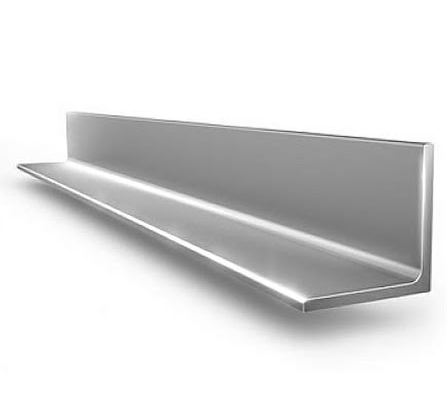 ANGULO LAMINADO INOX 316L 80X80X6X6000MM